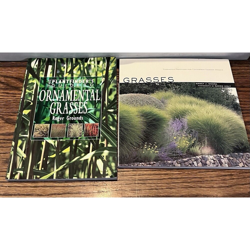 Lot of 2 Ornamental Grasses Soft Cover Books Trade Paper Back Gardening